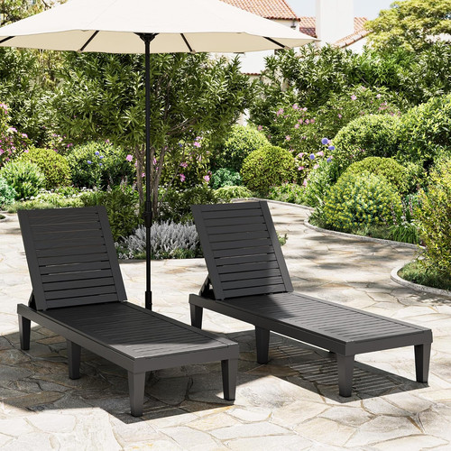 Outdoor lounge chairs set - set, of