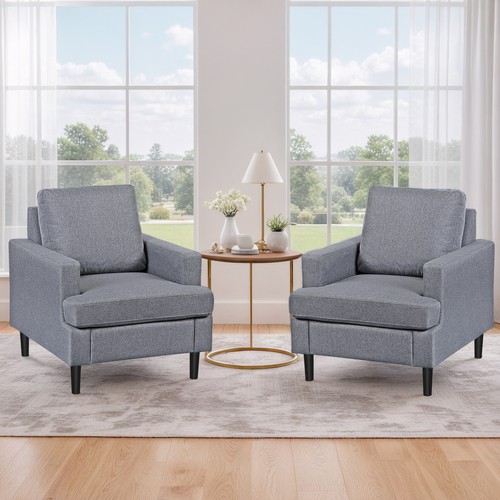 Set accent fabric chair - set, of