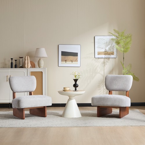 Accent chairs set reading - 2,