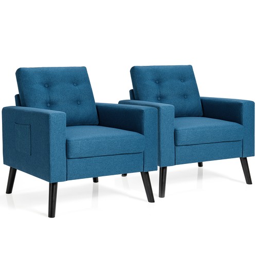 2pcs accent armchairs - 2pcs,