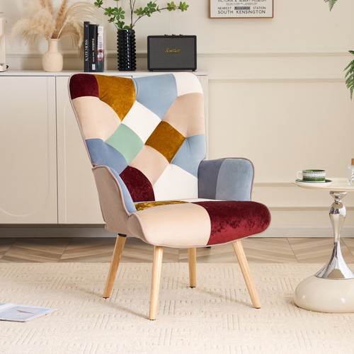Unique patchwork accent chair - unique,